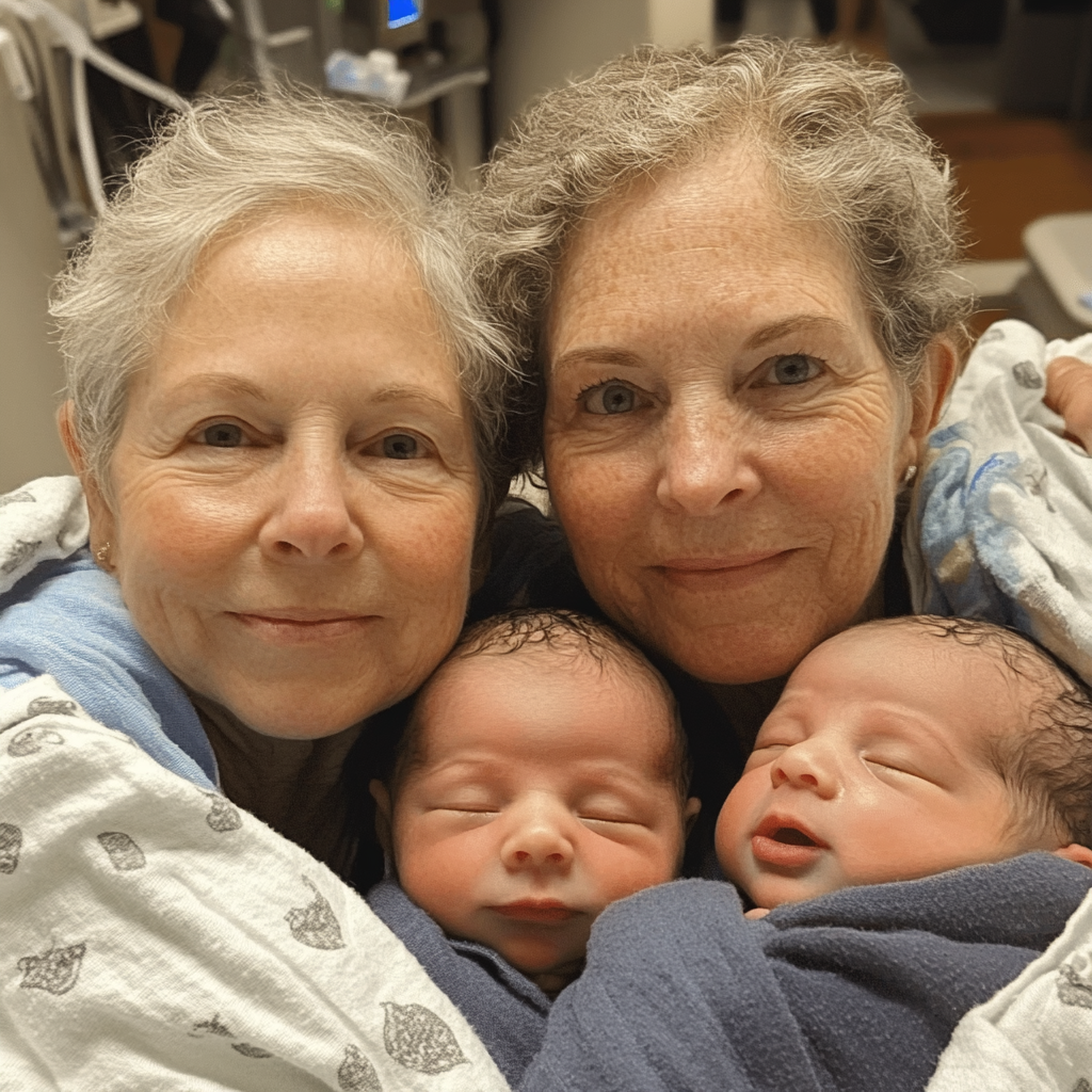 The 66-year-old mom who gave birth to twin boys