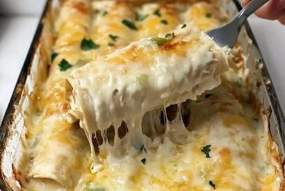 Thumbnail for Creamy White Chicken Enchiladas