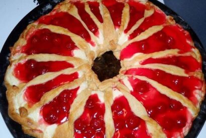 Thumbnail for Cherry Cream Cheese Coffee Cake – Sweet, Creamy, and Irresistible