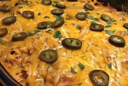 Thumbnail for Slow Cooker Chicken Enchilada Casserole – Easy, Cheesy & Full of Flavor