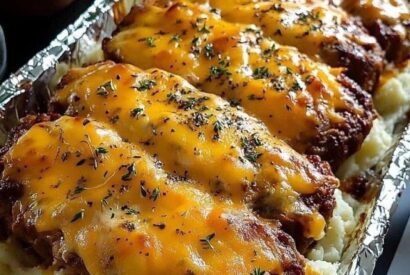 Thumbnail for Classic Meatloaf with Cheesy Potato Casserole