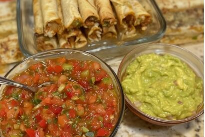 Thumbnail for Baked Taco Wraps Recipe