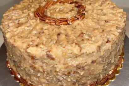 Thumbnail for 🍫 Classic German Chocolate Cake with Coconut-Pecan Frosting