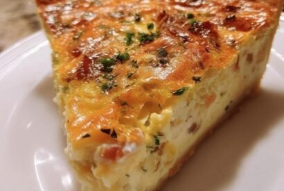 Thumbnail for Bacon and Cheddar Quiche
