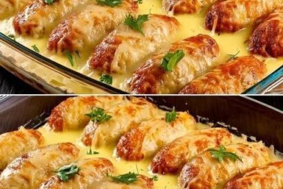 Thumbnail for Stuffed Cabbage Rolls with Savory Tomato Sauce