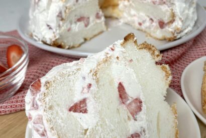 Thumbnail for 🍓 Strawberry Angel Cake Recipe – Light, Fluffy & Refreshing No-Bake Dessert