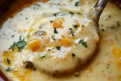 Thumbnail for 🌶️ Creamy Chicken Poblano Soup Recipe