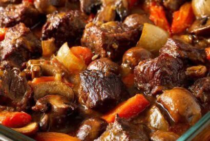 Thumbnail for 🍷 Hearty Beef Stew with Red Wine and Vegetables – Tender, Comforting & Full of Flavor