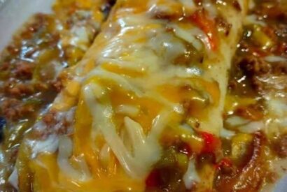 Thumbnail for Ultimate Beef & Bean Smothered Burritos