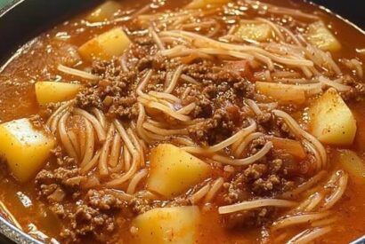 Thumbnail for Fideo with Potatoes and Ground Beef (One-Pan Mexican Comfort Food)