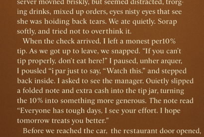 Thumbnail for A Small Gesture of Kindness That Changed an Entire Evening